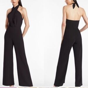 NWT Amanda Uprichard Elegant Black Jumpsuit